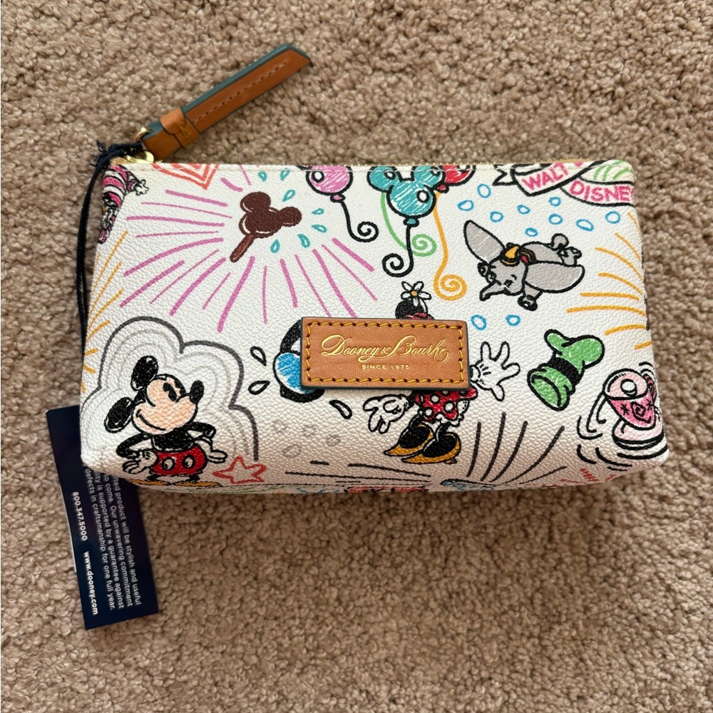Dooney & Bourke Disney Sketch Cosmetic Pouch
